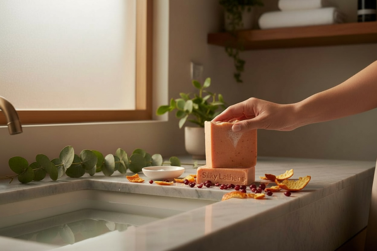 Cranberry Orange Handmade Soap