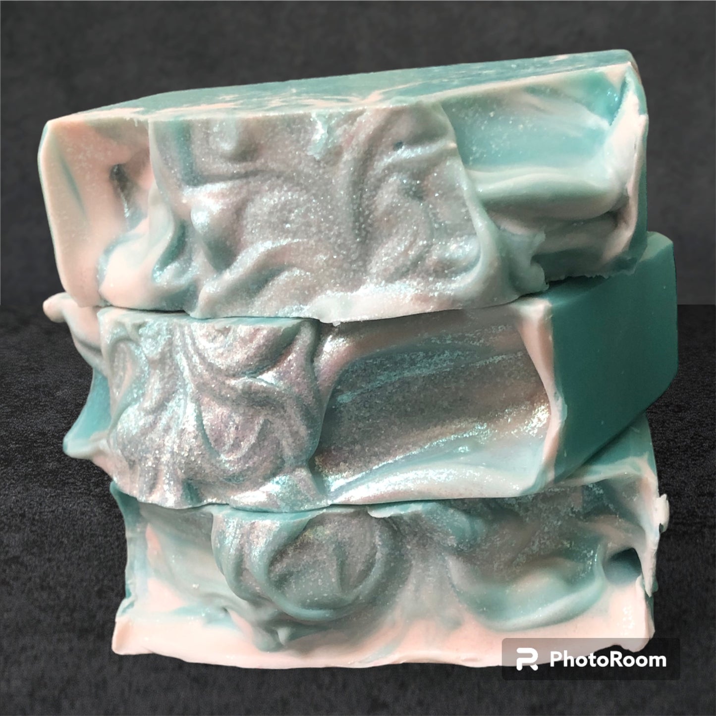 Frosted Sea Glass Handmade Hemp Soap