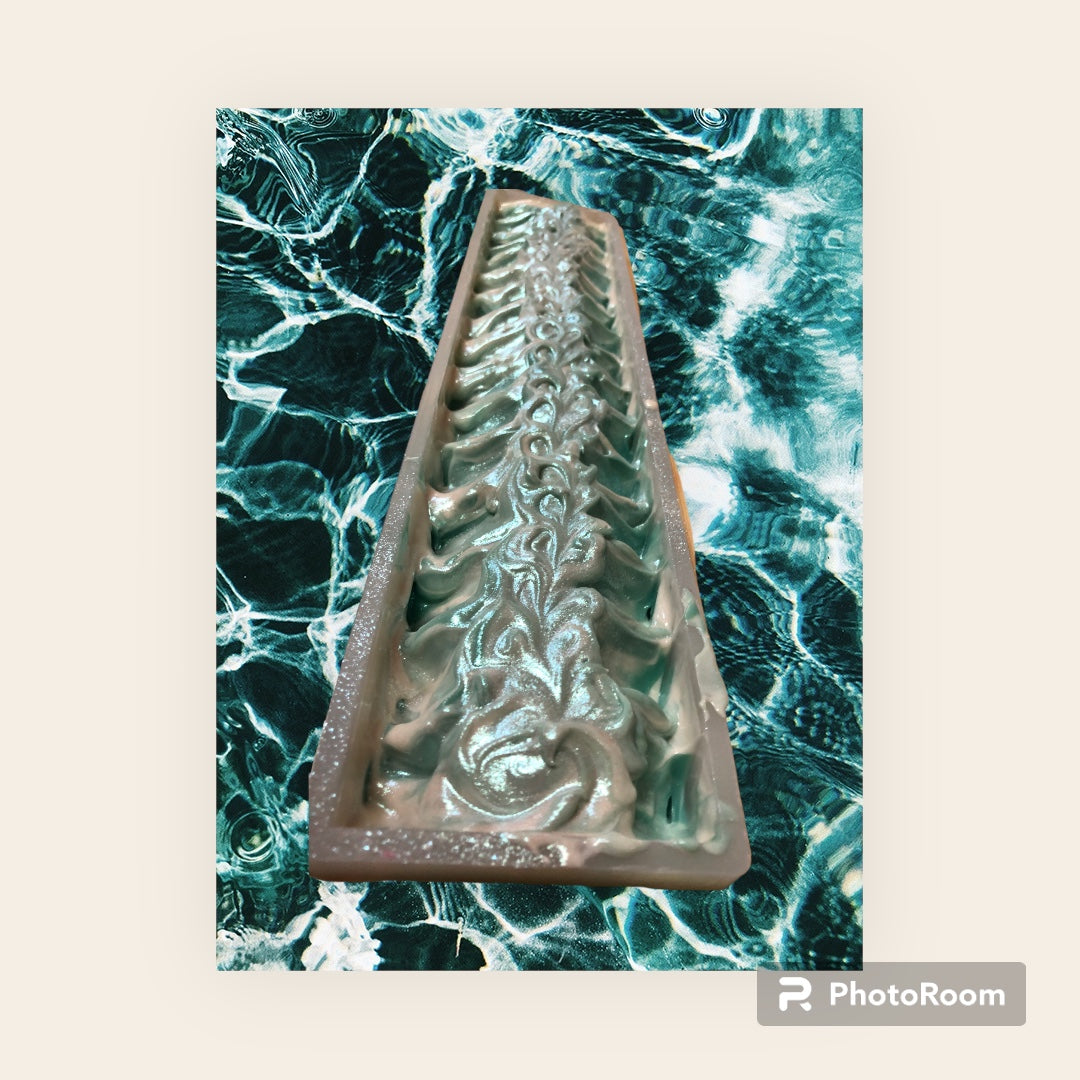 Frosted Sea Glass Handmade Hemp Soap