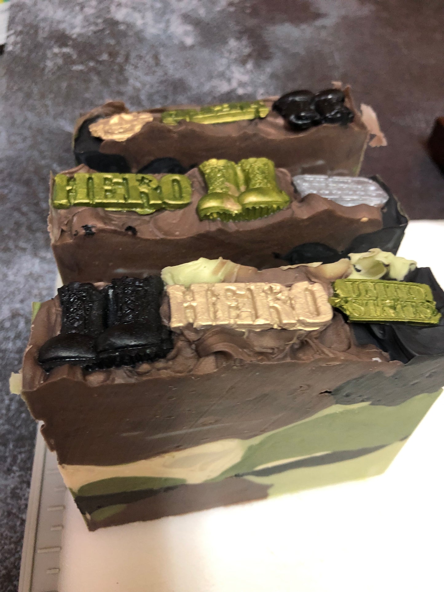 Hero Camo Artisan Handmade Soap 7.6 oz FULL Bar