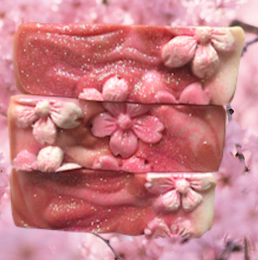 Japanese Cherry Blossom Handmade Hemp Soap