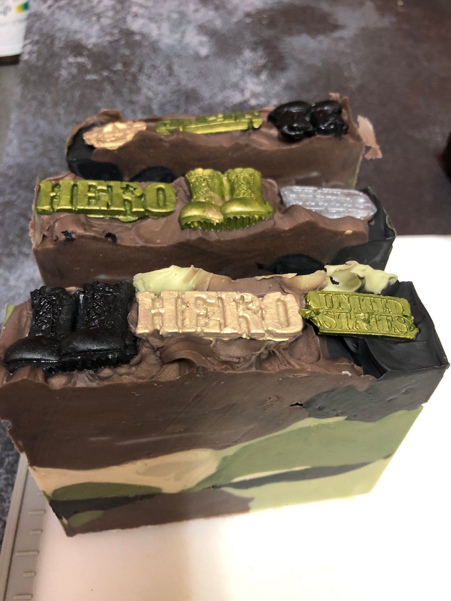 Hero Camo Artisan Handmade Soap 7.6 oz FULL Bar