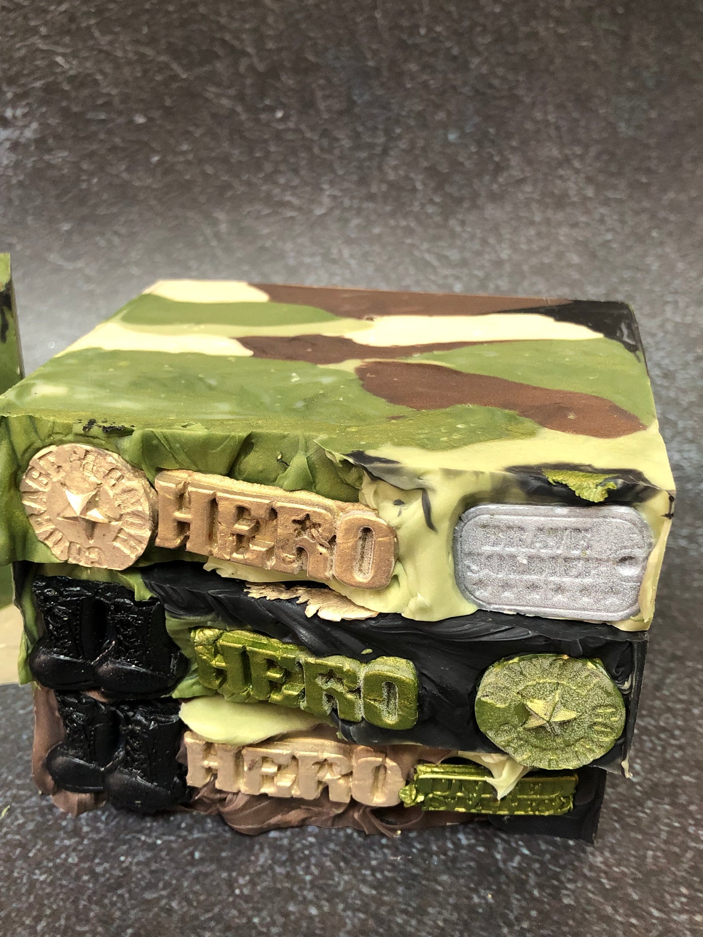 Hero Camo Artisan Handmade Soap 7.6 oz FULL Bar