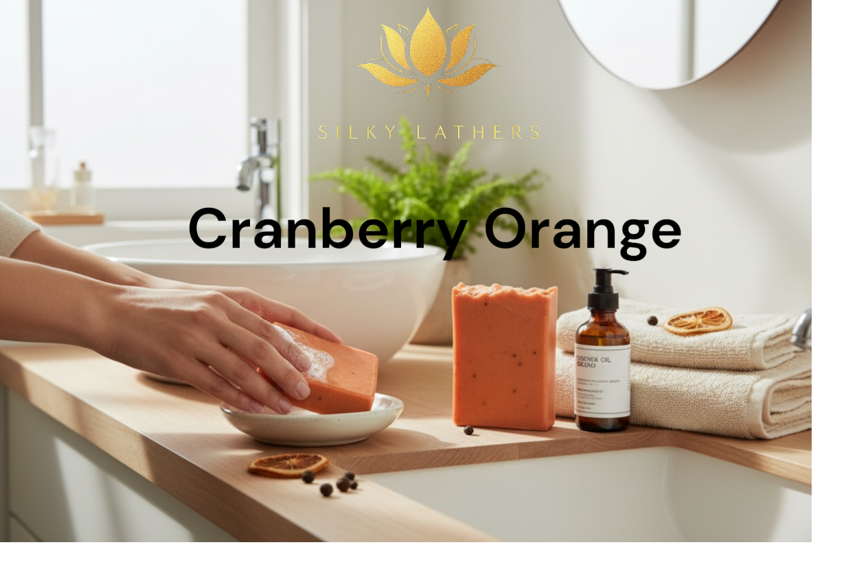 Cranberry Orange Handmade Soap