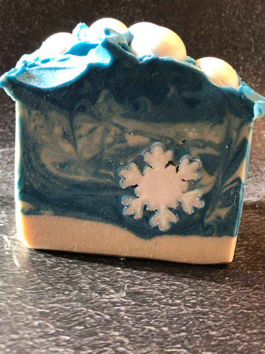 Peppermint Winter Storm Handmade Vegan Hemp Soap